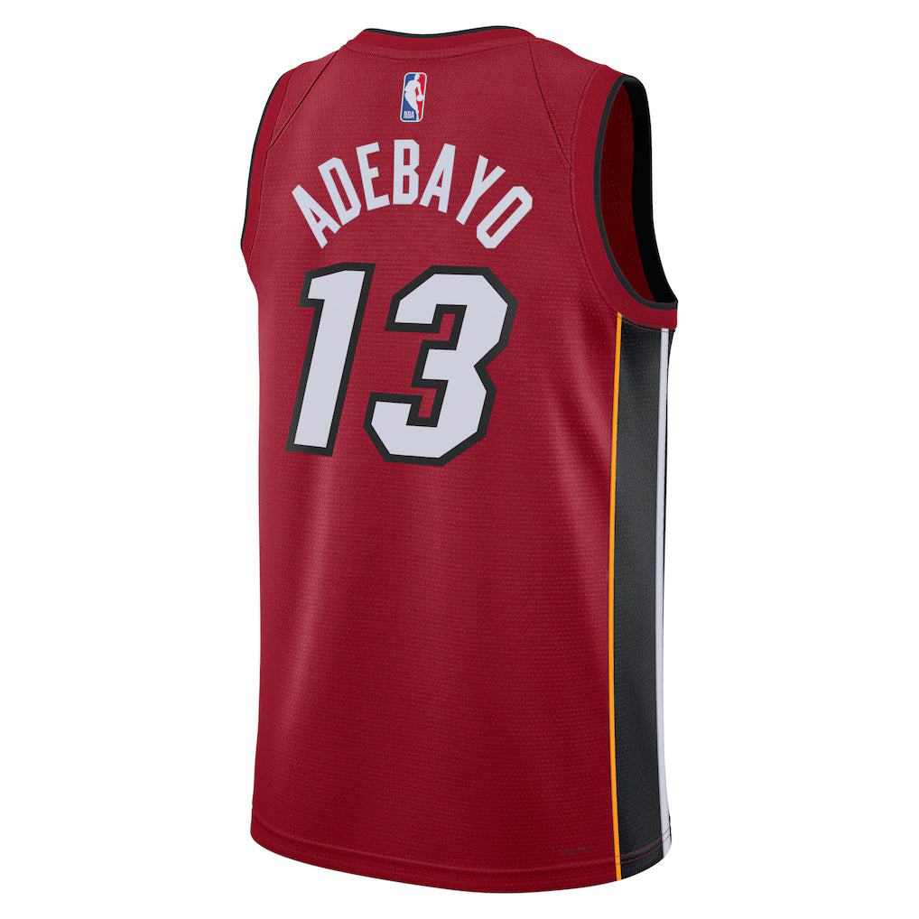 Bam Adebayo Miami Heat Statement Edition Swingman Jersey back view