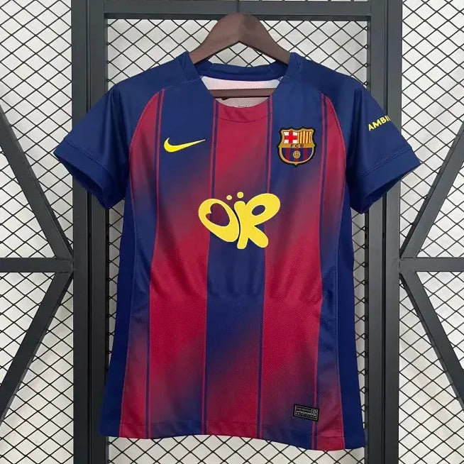 Barcelona Olivia Rodrigo women’s home jersey 2025 front view

