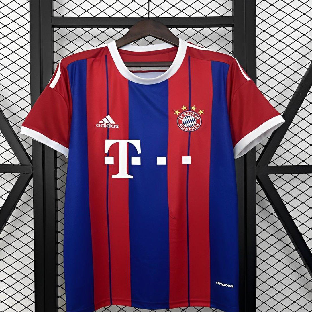 Bayern Munich 2014/15 home jersey front with red blue stripes