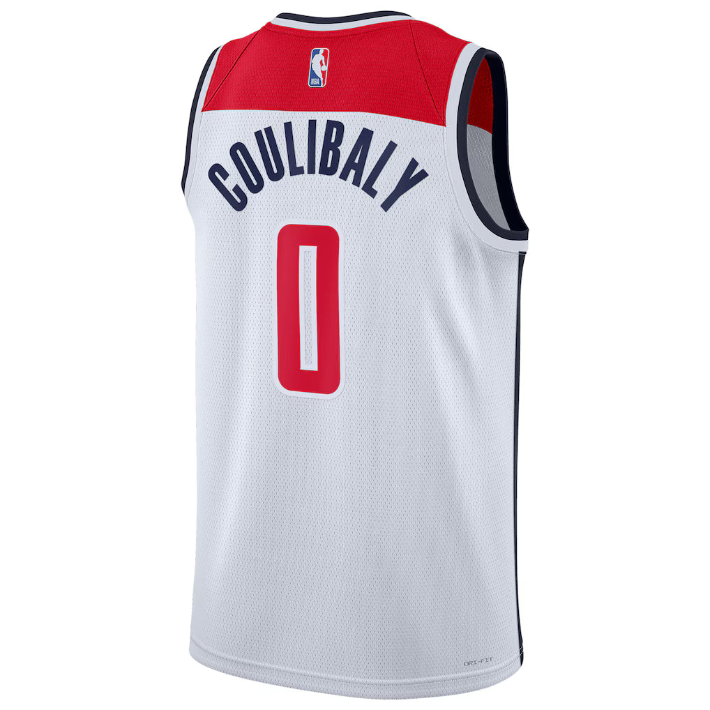 Bilal Coulibaly Washington Wizards Association Edition Swingman Jersey back view