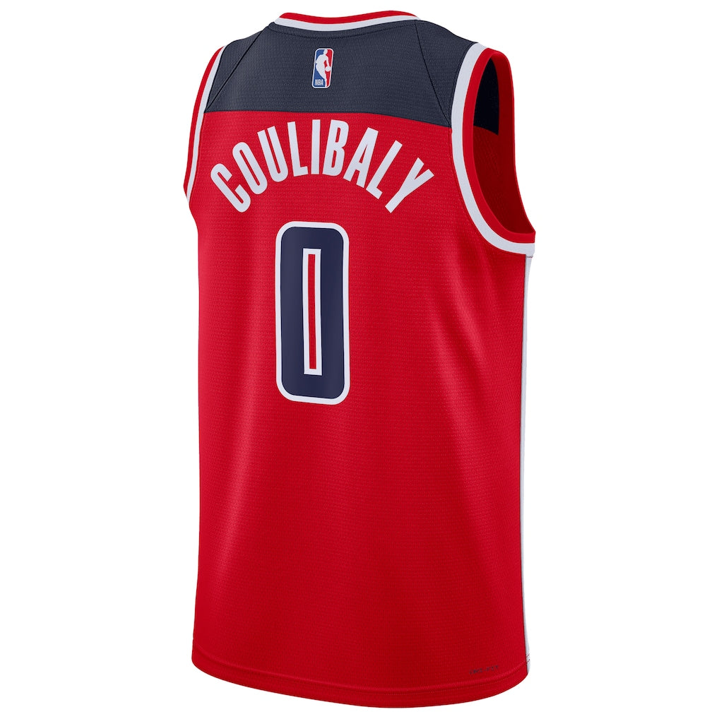 Bilal Coulibaly Washington Wizards Icon Edition Swingman Jersey back view