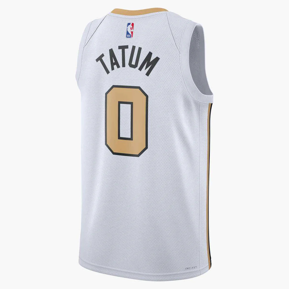 Boston Celtics 2025/26 City Edition swingman jersey Jaylen Brown white front and back view