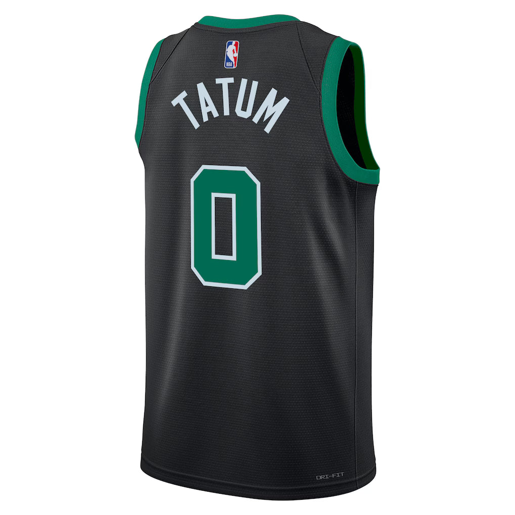 Boston Celtics Jayson Tatum #0 Statement Edition Jersey Back View