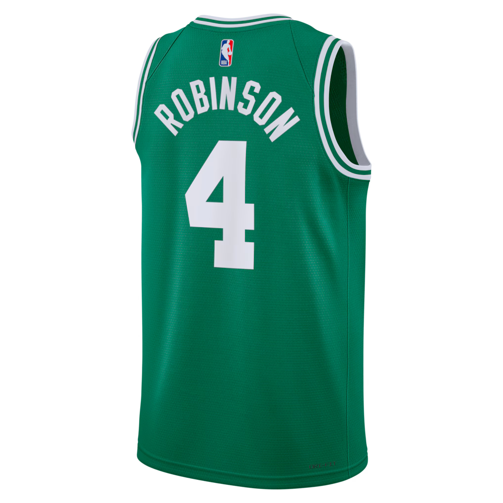 Boston Celtics Mitchell Robinson #4 Icon Edition Jersey Back View