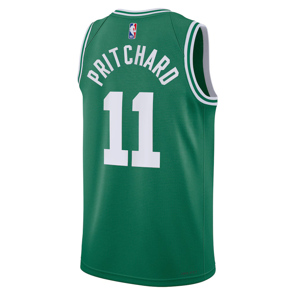 Boston Celtics Payton Pritchard #11 Icon Edition Jersey Back View