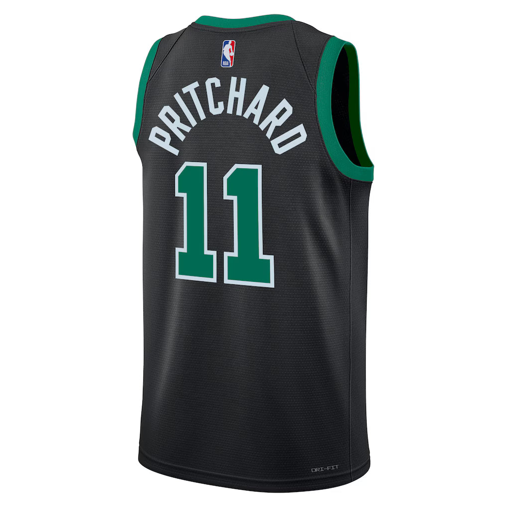 Boston Celtics Payton Pritchard #11 Statement Edition Jersey Back View