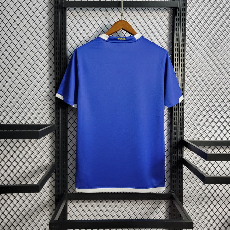Brazil Away Jersey 2006 blue back view