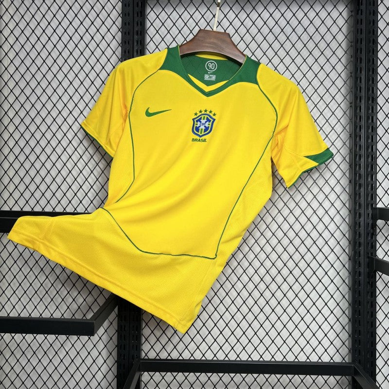 Brazil Home Jersey 2004/2006 angled front view
