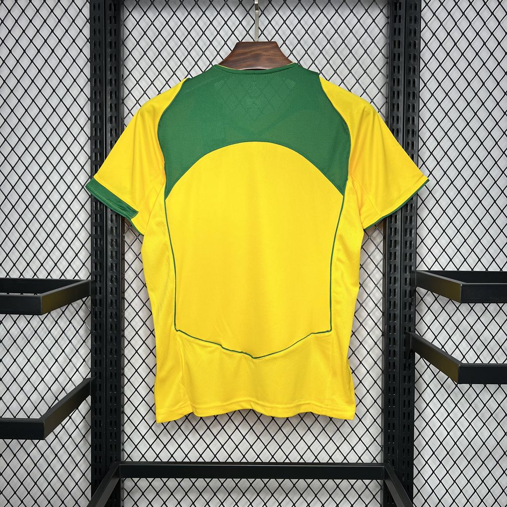 Brazil Home Jersey 2004/2006 back view