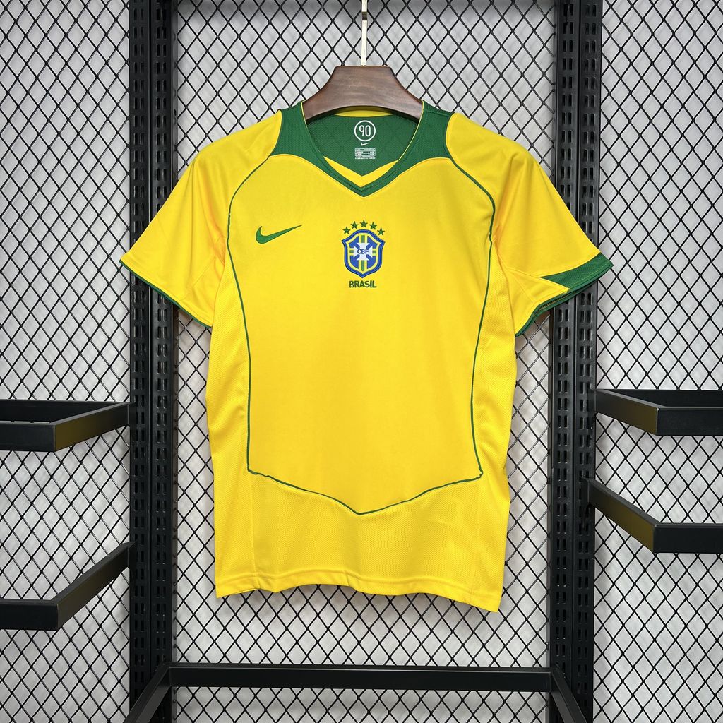 Brazil Home Jersey 2004/2006 front view