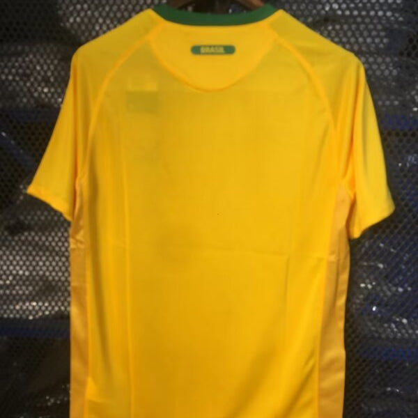 Brazil Home Jersey 2010 back view