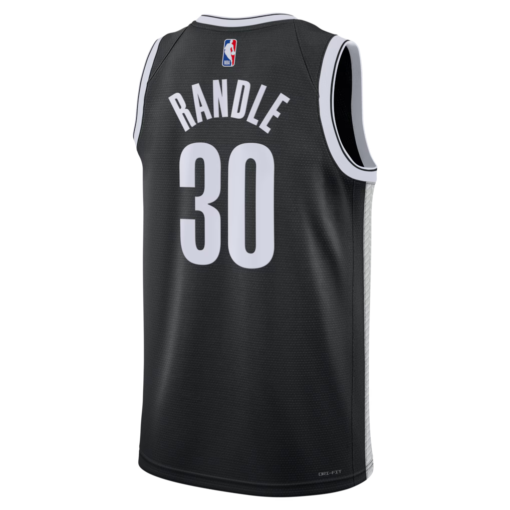 Julius Randle #30 Brooklyn Nets Icon Edition Jersey Back