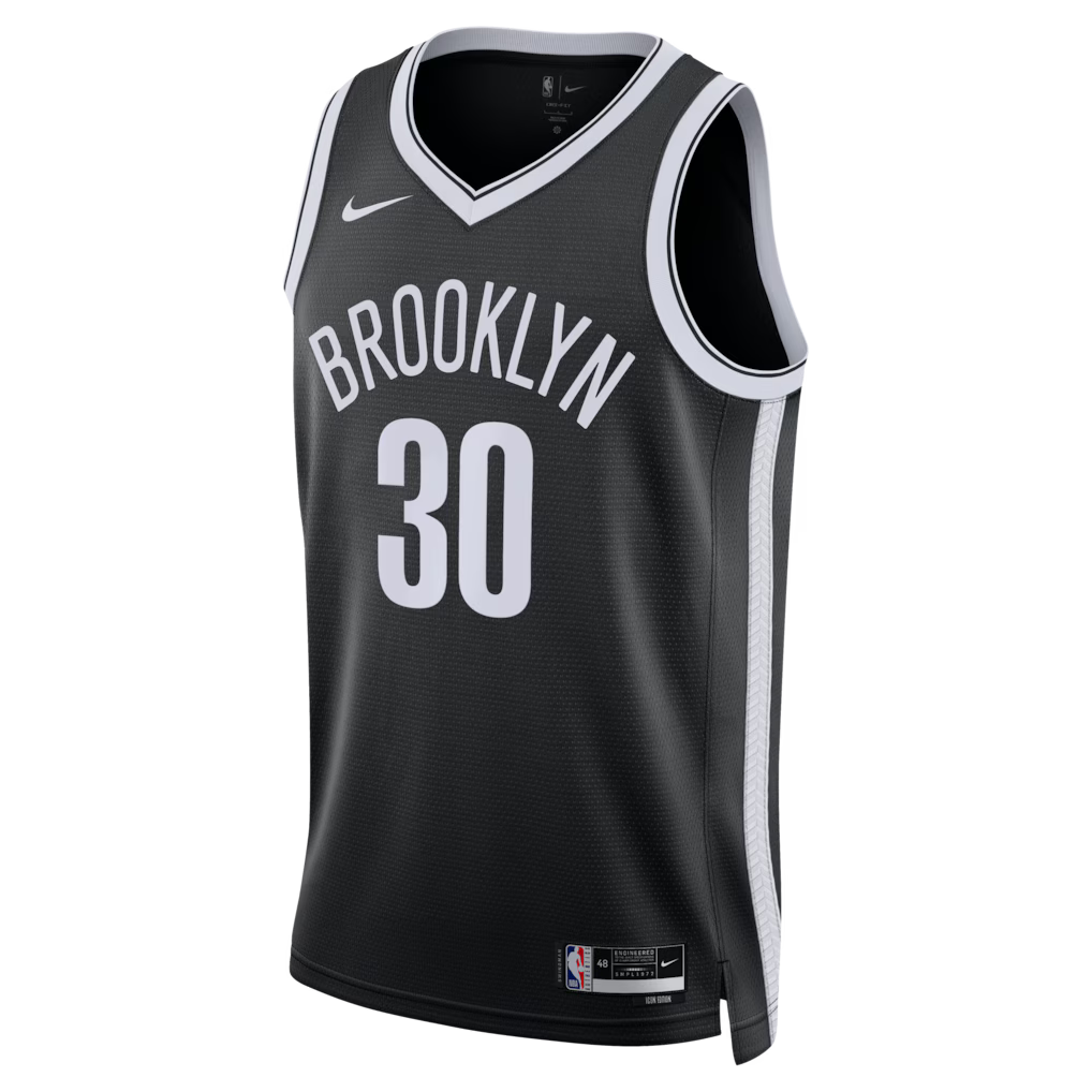 Brooklyn Nets Julius Randle #30 Icon Edition Swingman Jersey Front