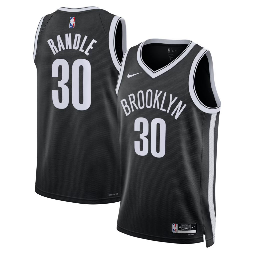 Brooklyn Nets Julius Randle Black Swingman Jersey
