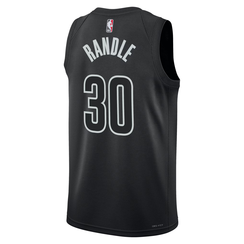 Julius Randle #30 Brooklyn Nets Statement Edition Jersey Back