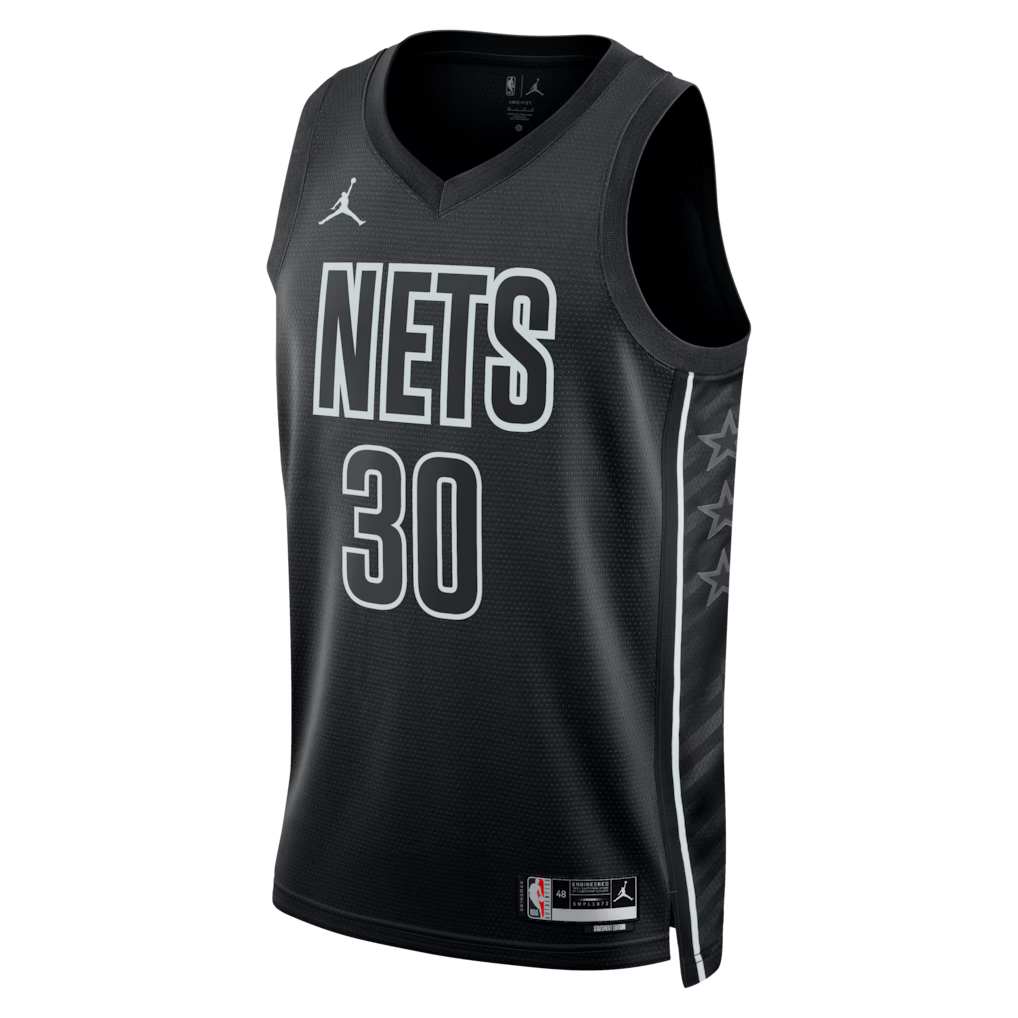 Brooklyn Nets Julius Randle #30 Statement Edition Swingman Jersey Front
