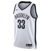 Brooklyn Nets Nic Claxton Association Edition Swingman Jersey Front View