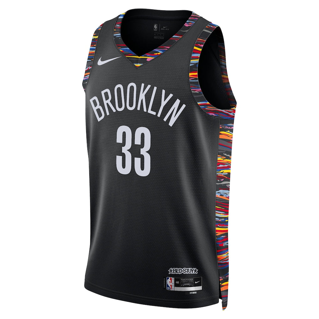 Brooklyn Nets Nic Claxton #33 City Edition Swingman Jersey 2025/26 Front