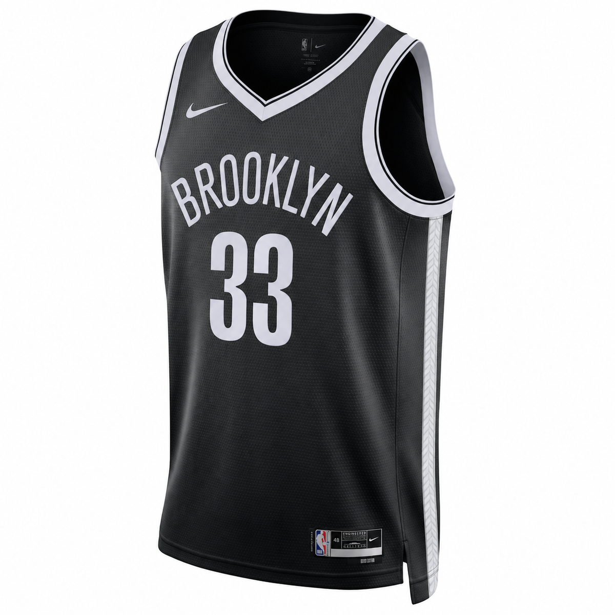 Brooklyn Nets Nic Claxton Icon Edition Swingman Jersey Front View