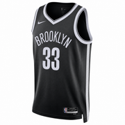Brooklyn Nets Nic Claxton Icon Edition Swingman Jersey Front View