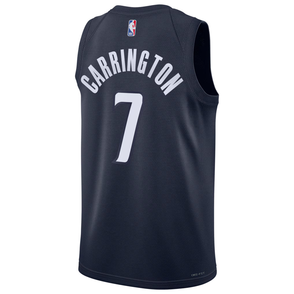 Bub Carrington Washington Wizards Statement Edition Swingman Jersey back view