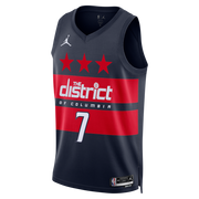 Bub Carrington Washington Wizards Statement Edition Swingman Jersey front view