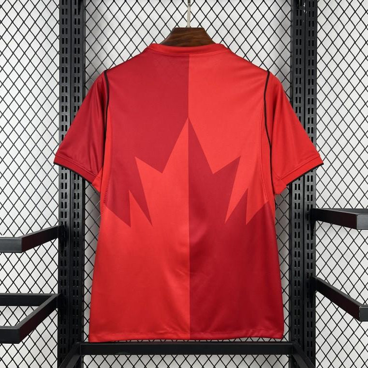 Canada 2026 World Cup home jersey red football shirt back view
