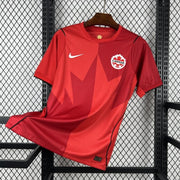 Canada 2026 World Cup home jersey red football shirt front view

