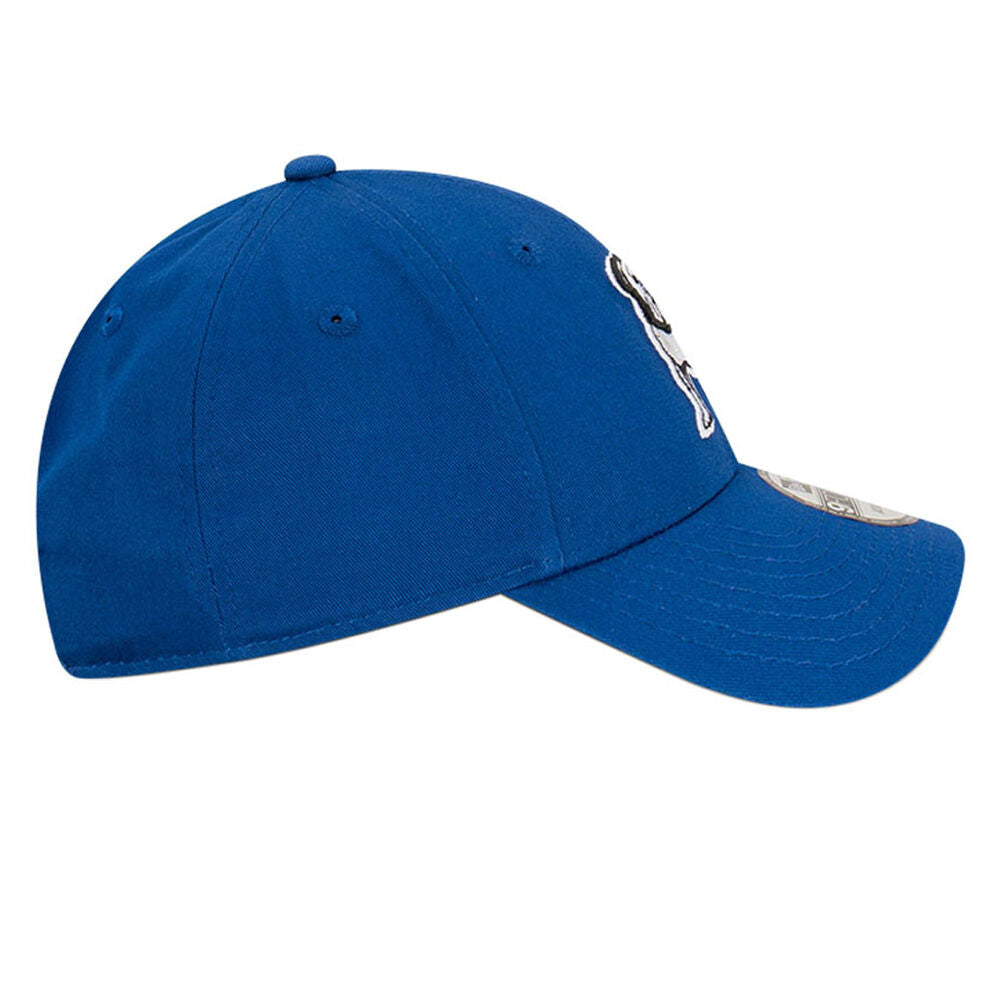 Canterbury-Bankstown Bulldogs Blue 9FORTY Adjustable Cap angled view with curved brim