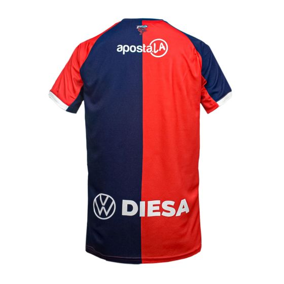 Cerro Porteño Home Jersey 2026/27 back view with red and navy split design and sponsor detailing