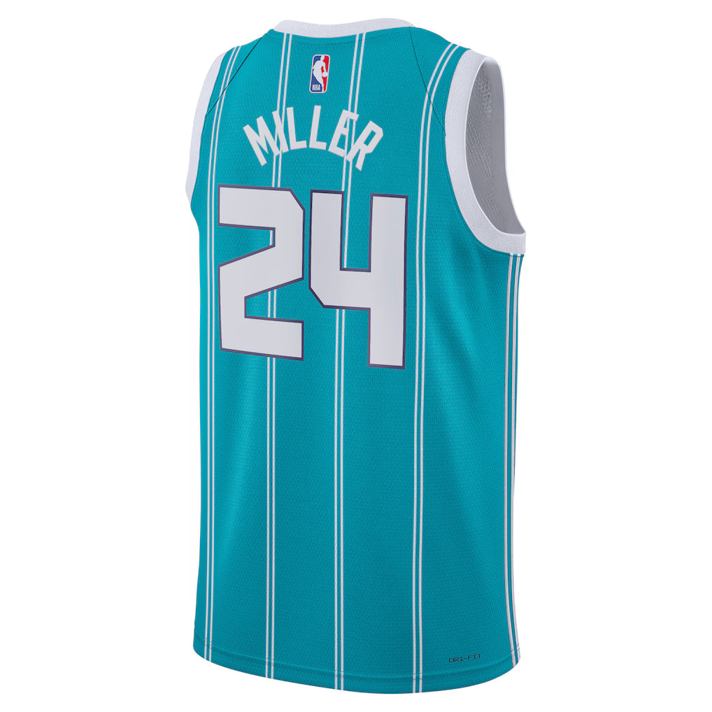 Brandon Miller #24 Charlotte Hornets Icon Edition Jersey Back