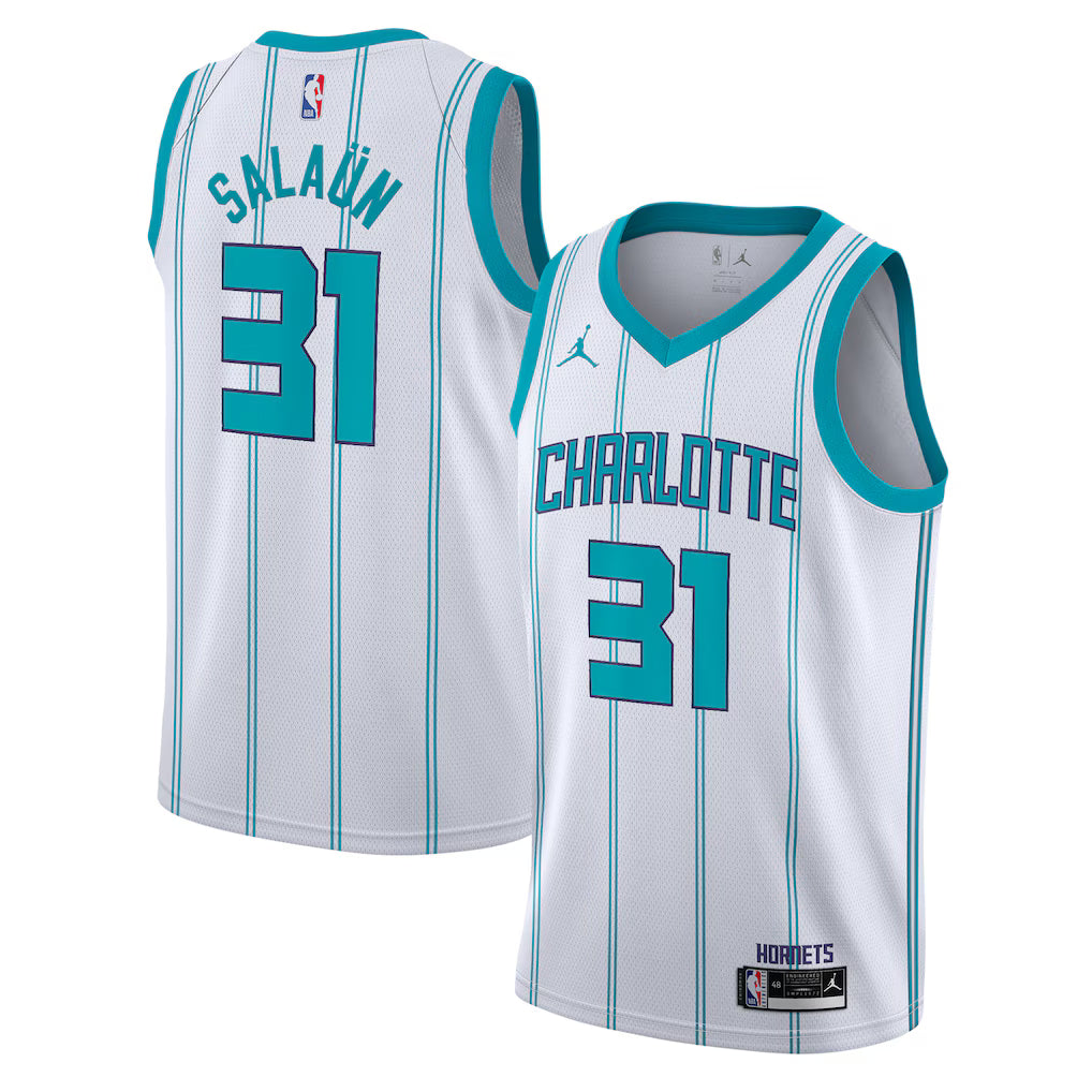 Charlotte Hornets Tidjane Salaün White Swingman Jersey