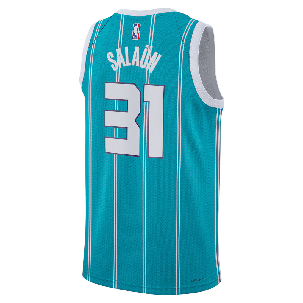 Tidjane Salaün #31 Charlotte Hornets Icon Edition Jersey Back