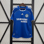 Chelsea Home Jersey 2006/07 front view in royal blue with white shoulder details, Chelsea crest and Samsung Mobile sponsor