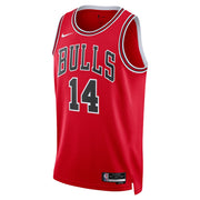 Chicago Bulls Matas Buzelis #14 Icon Edition Swingman Jersey front view
