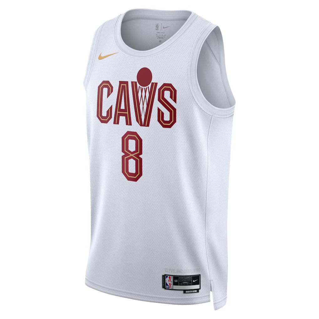 Cleveland Cavaliers Dennis Schröder #8 Association Edition Swingman Jersey front view