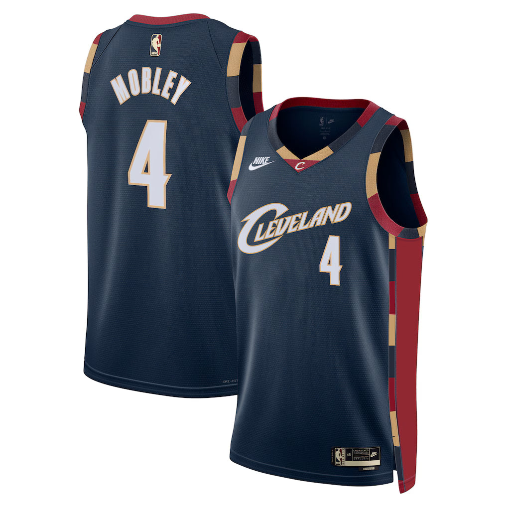 Cleveland Cavaliers Evan Mobley #4 Classic Edition Swingman Jersey front and back view