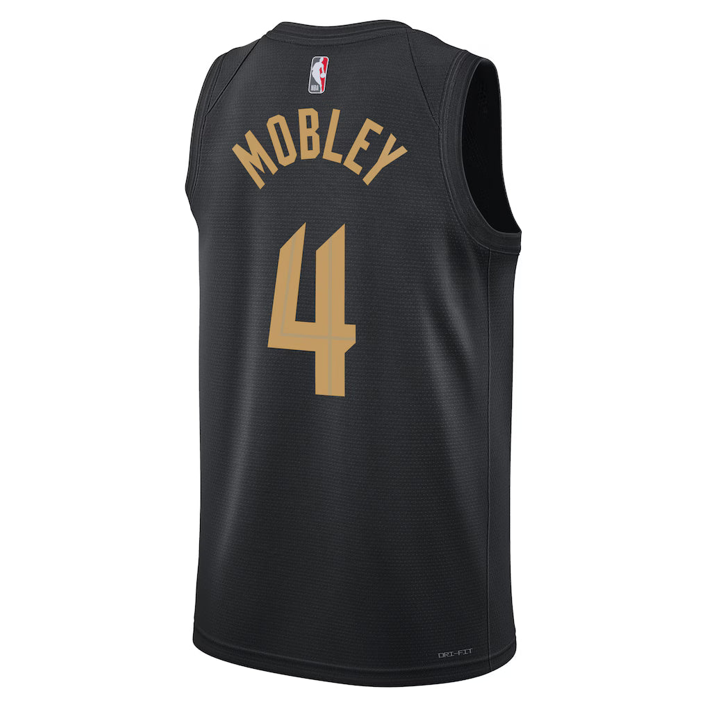 Cleveland Cavaliers Evan Mobley #4 Statement Edition Swingman Jersey back view