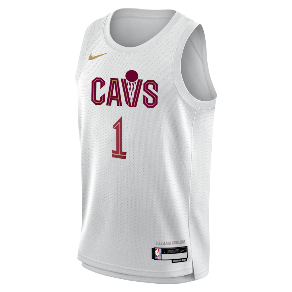 Cleveland Cavaliers James Harden #1 Association Edition Swingman Jersey front view