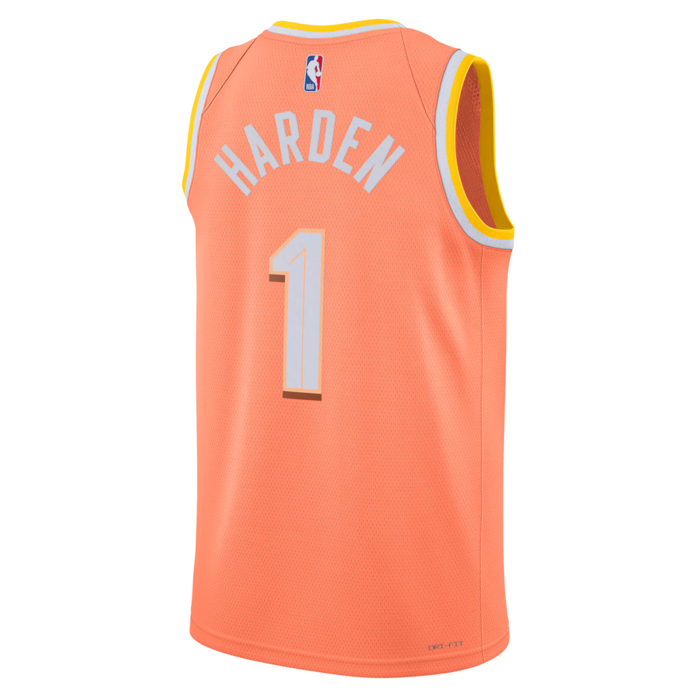 Cleveland Cavaliers James Harden #1 City Edition 2025/26 Swingman Jersey back view