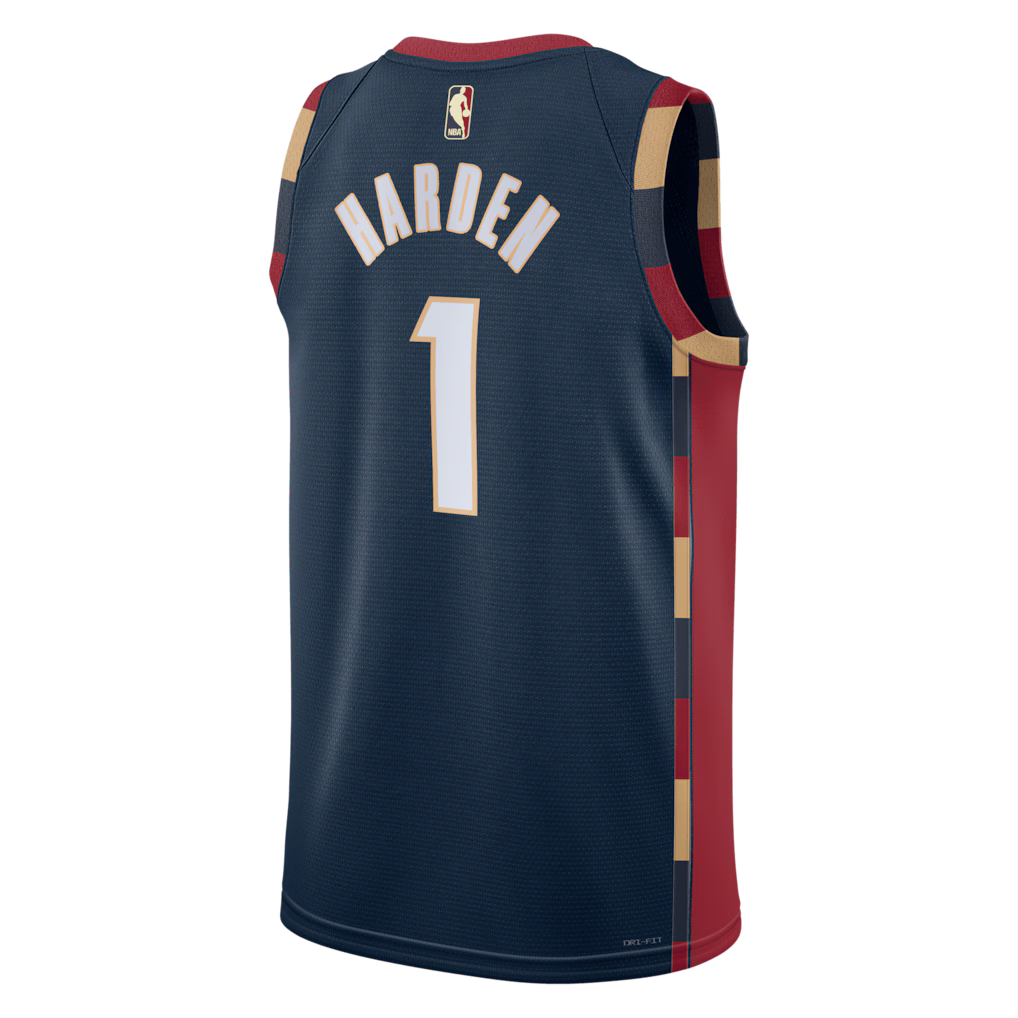 Cleveland Cavaliers James Harden #1 Classic Edition Swingman Jersey back view