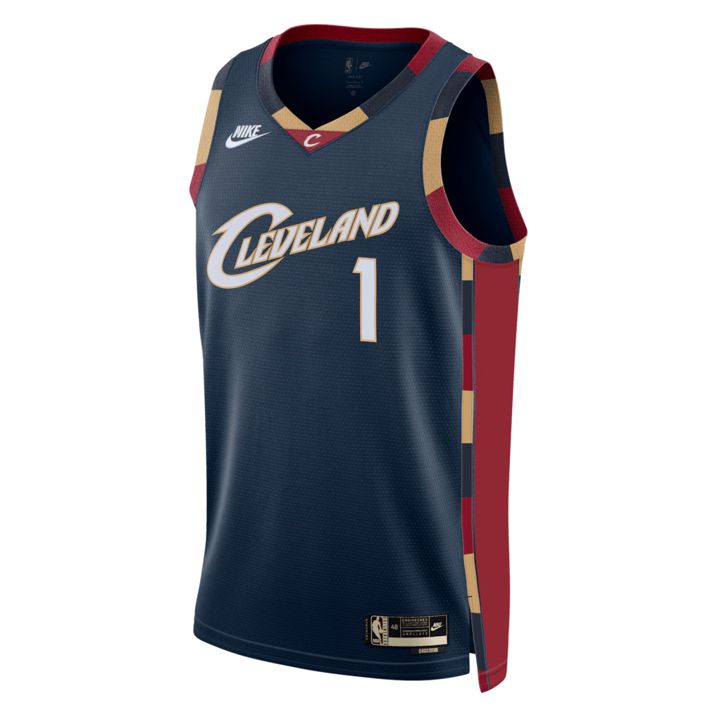 Cleveland Cavaliers James Harden #1 Classic Edition Swingman Jersey front view