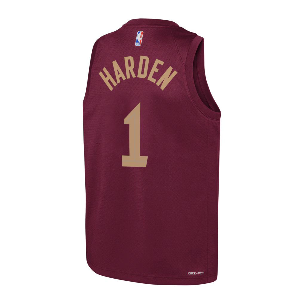 Cleveland Cavaliers James Harden #1 Icon Edition Swingman Jersey back view