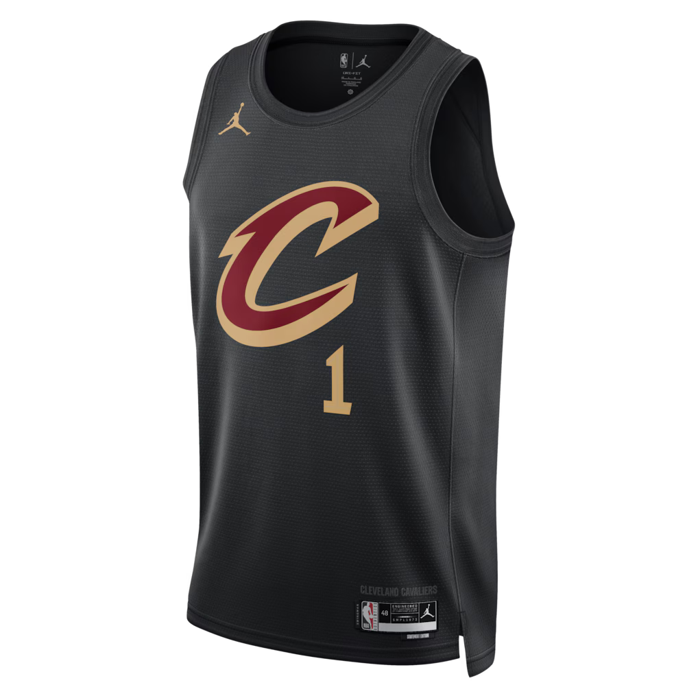 Cleveland Cavaliers James Harden #1 Statement Edition Swingman Jersey front view