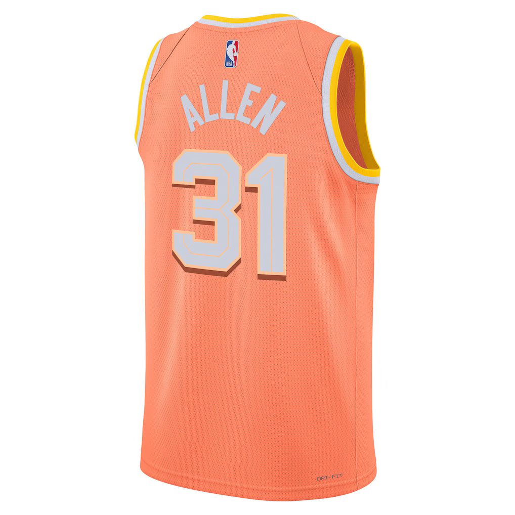 Cleveland Cavaliers Jarrett Allen #31 City Edition 2025/26 Swingman Jersey back view