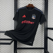 Colo-Colo Away Jersey 2026/27 front view in black with red detailing