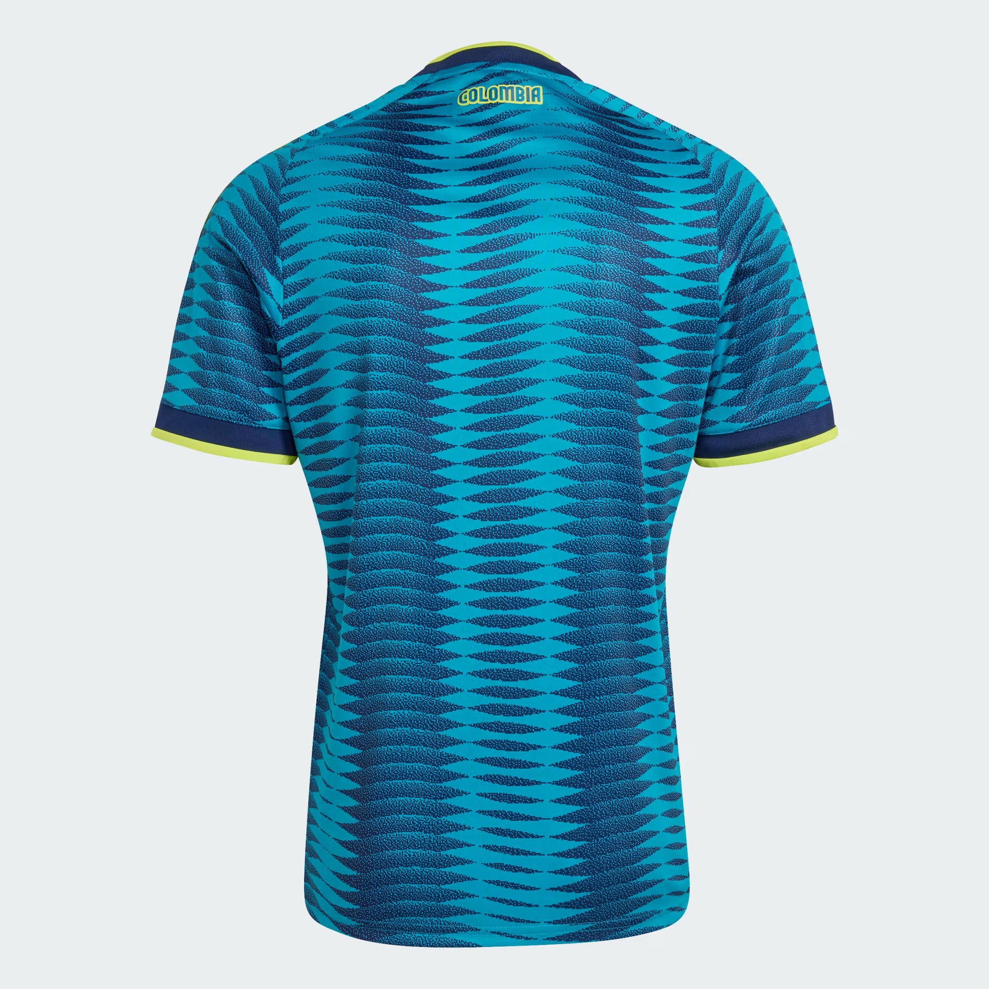 Colombia 2026 away jersey blue back view
