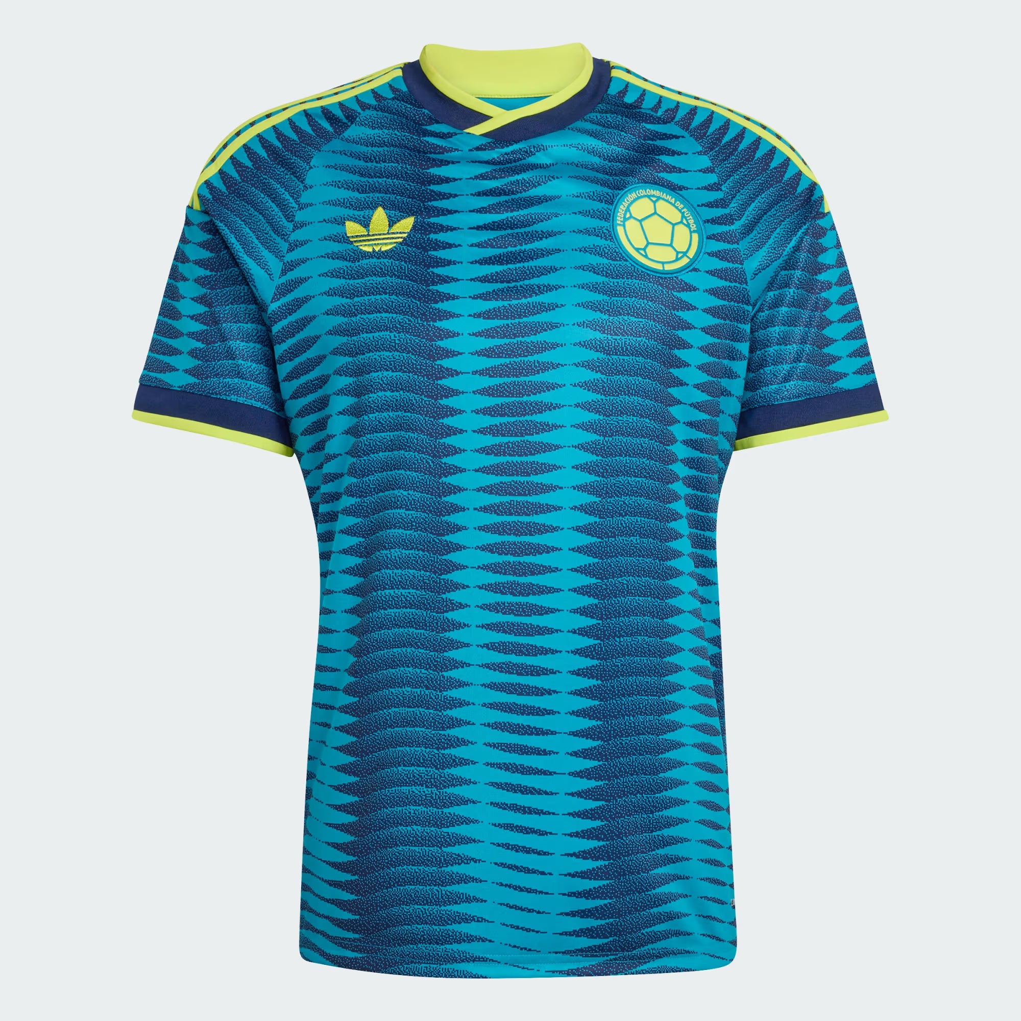 Colombia 2026 away jersey blue front view
