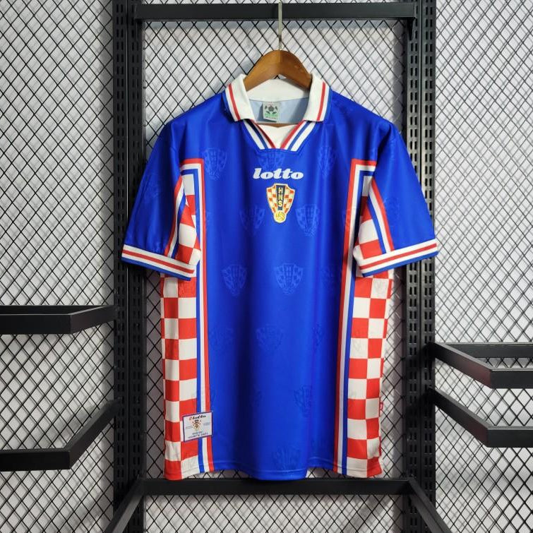 Croatia away kit 1998 front view World Cup jersey
