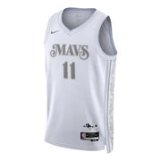 Dallas Mavericks City Edition 2024/25 Kyrie Irving 11 front view white NBA jersey
